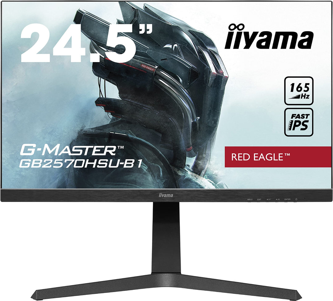 iiyama G-Master GB2570HSU-B1 24.5 Inch Fast (FLC) IPS LCD,165Hz,0.5ms,FreeSync Premium ,HDR10,Full H