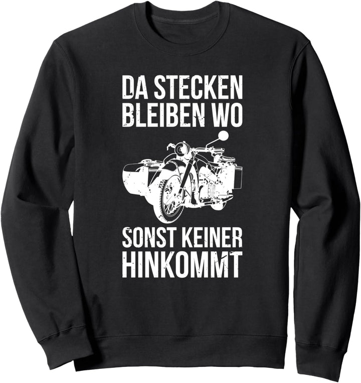 Dnepr Motorrad Gespanne Offroad Motorradfahrer Geschenk Sweatshirt