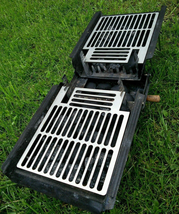 deingrillrost.de/Grillrost 1/2 f. Son of Hibachi UVM. Edelstahl VA 4 mm EE