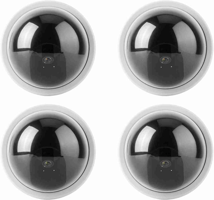 Realistische Halbkugel-Dummy-Kamera mit LED-Licht, Einfach zu Installierende Gefälschte Überwachungs