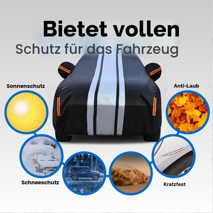 Autoabdeckung Wasserdicht Atmungsaktiv Passend für Renault Duster 2010-2026, Vollgarage Autoplane fü