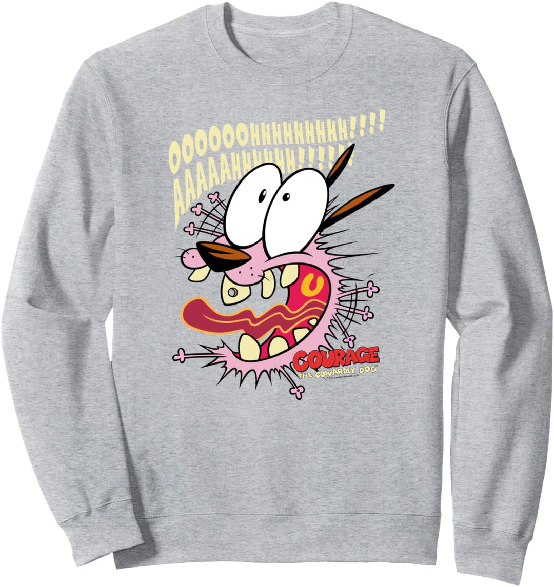 Courage the Cowardly Dog Scaredy Dog Sweatshirt
