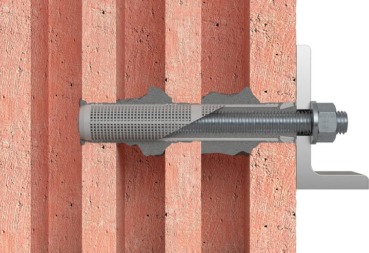 fischer 044974 Ankerstange FIS A M 12 x 120 R Edelstahl, 10 Stück, Silber M12x120 Silber, M12x120 Si