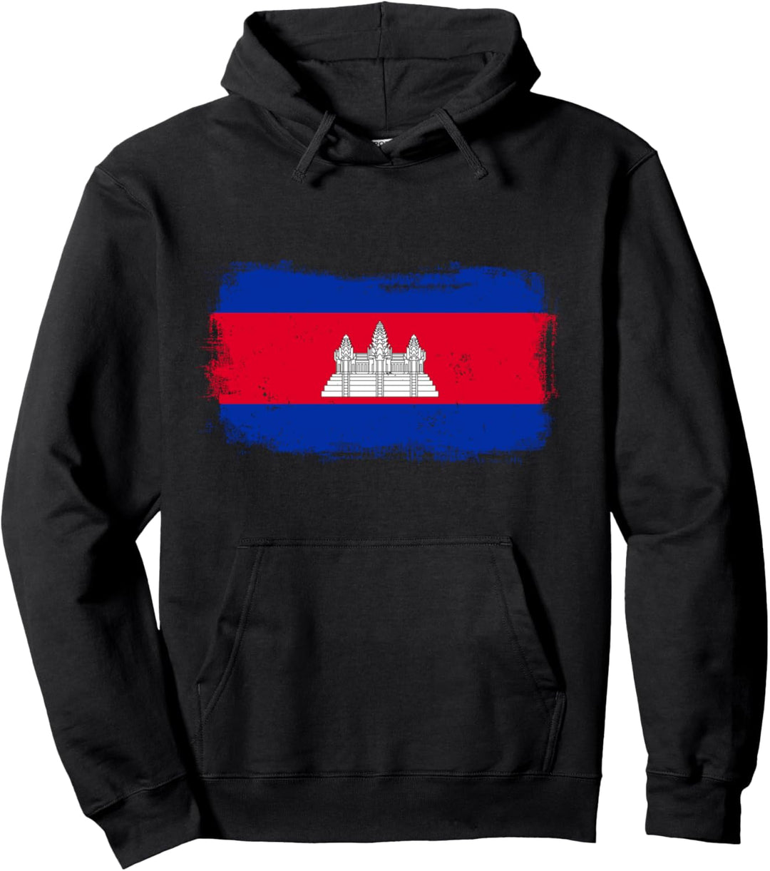 Kambodscha Nationalflagge Pullover Hoodie