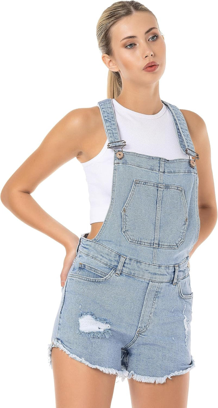 Redbridge Denim Latzhose für Damen Jeans Overall Jumpsuit 32W Hellblau, 32W Hellblau