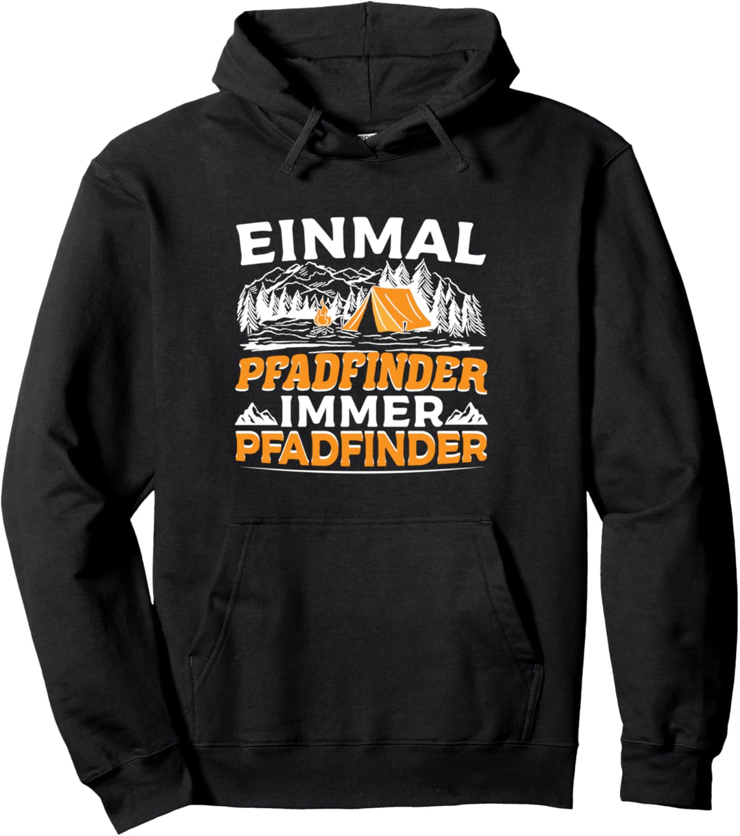 Einmal Pfadfinder Immer Pfadfinder Pullover Hoodie