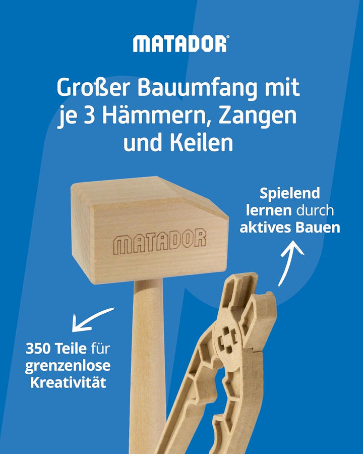 Matador Maker XL, Packungsinhalt 350 Teile, 21151, Mehrfarbig
