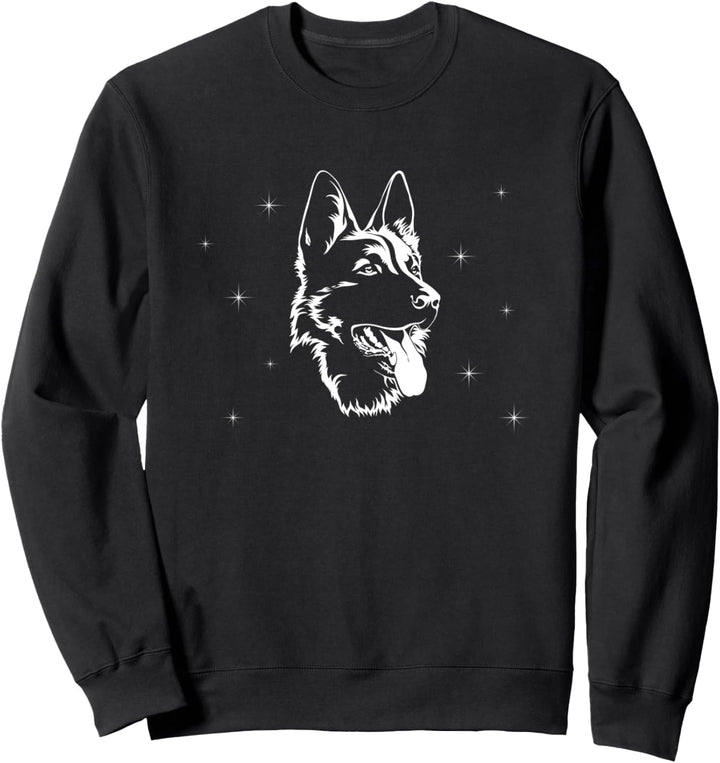 Deutscher Schäferhund Design Wachhunde Motiv Wachhund Sweatshirt