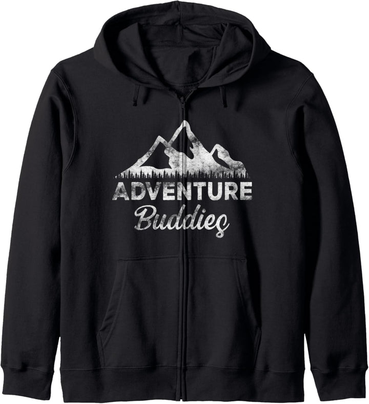 Distressed Adventure Buddy Wanderer Kapuzenjacke