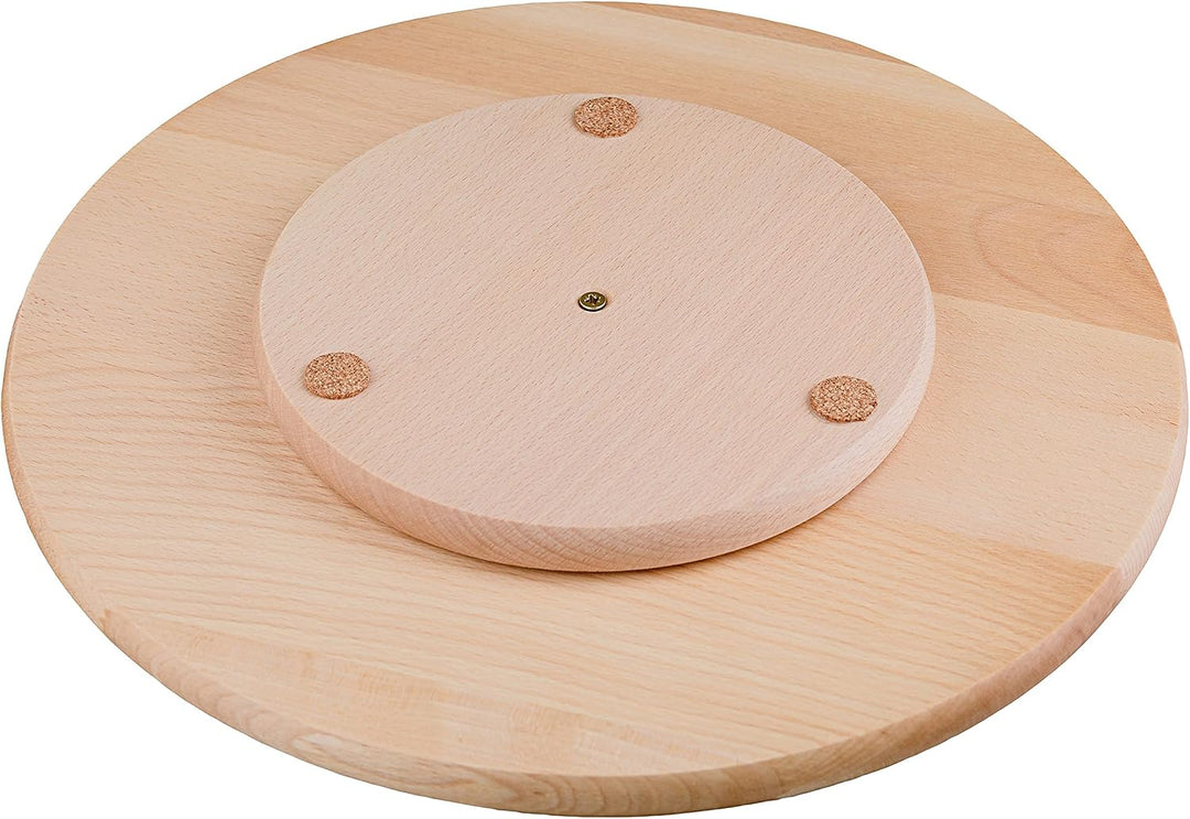 Practic Drehteller Rotierendes Pizzabrett 30cm rundes Pizzaboard, Servierbrett, Käsebrett, Käsebrett