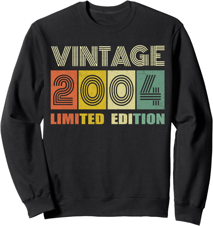 Vintage 2004 Funny 16 Years Old Boys and Girls 16th Birthday Sweatshirt