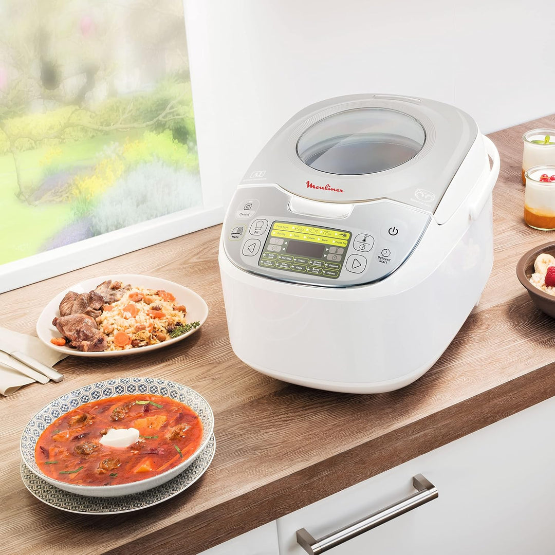 Moulinex MaxiChef Advanced Küchenmaschine, 45 Kochprogramme, nur Spanisch