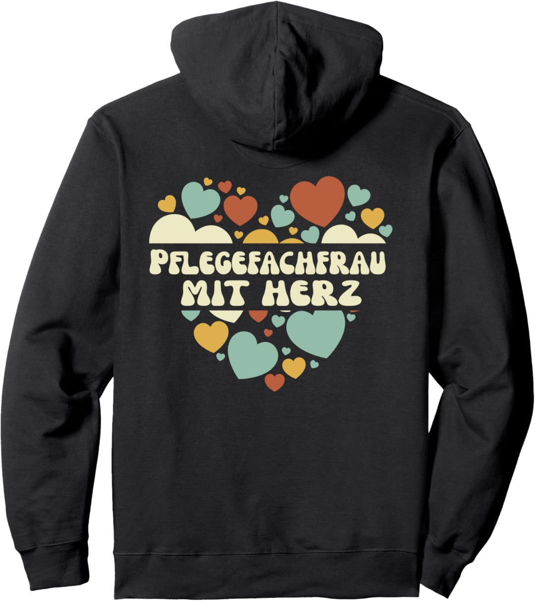 Pflegefachfrau Mit Herz, Pflegerin Frauen Pflegefachkraft Pullover Hoodie
