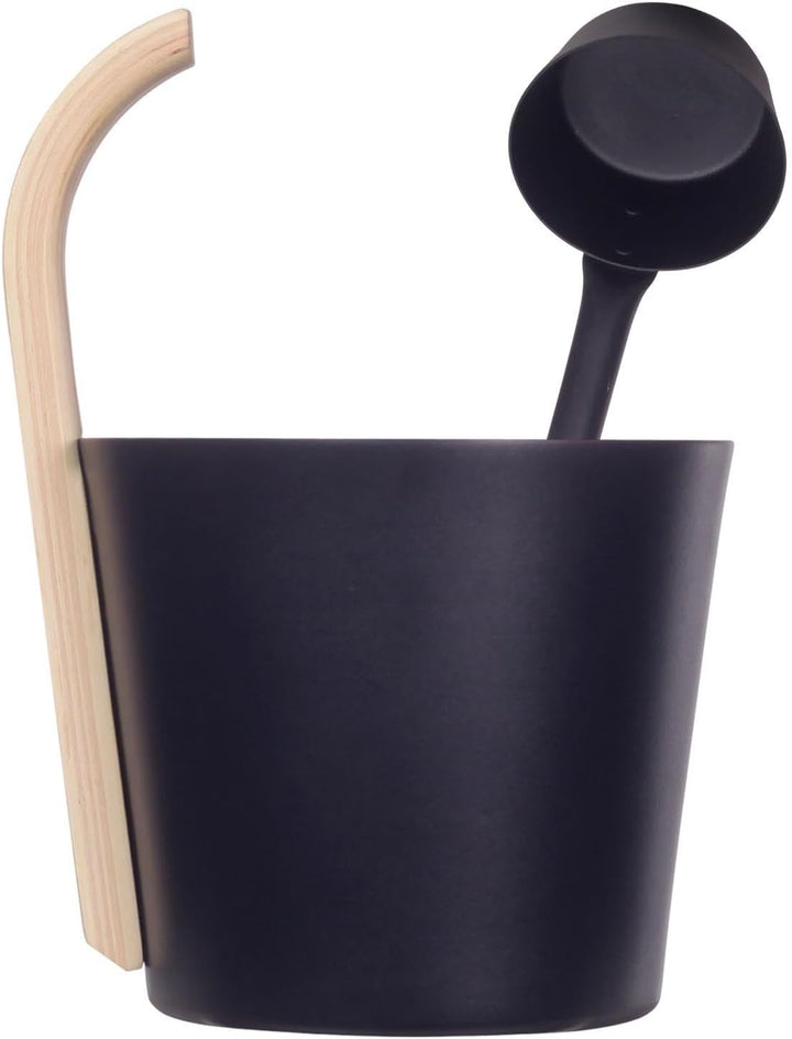 Sauna Eimer - Saunaeimer, Sauna Eimer Mit Kelle, 7L Aluminium Saunakübel Saunakelle Mit Langem Griff