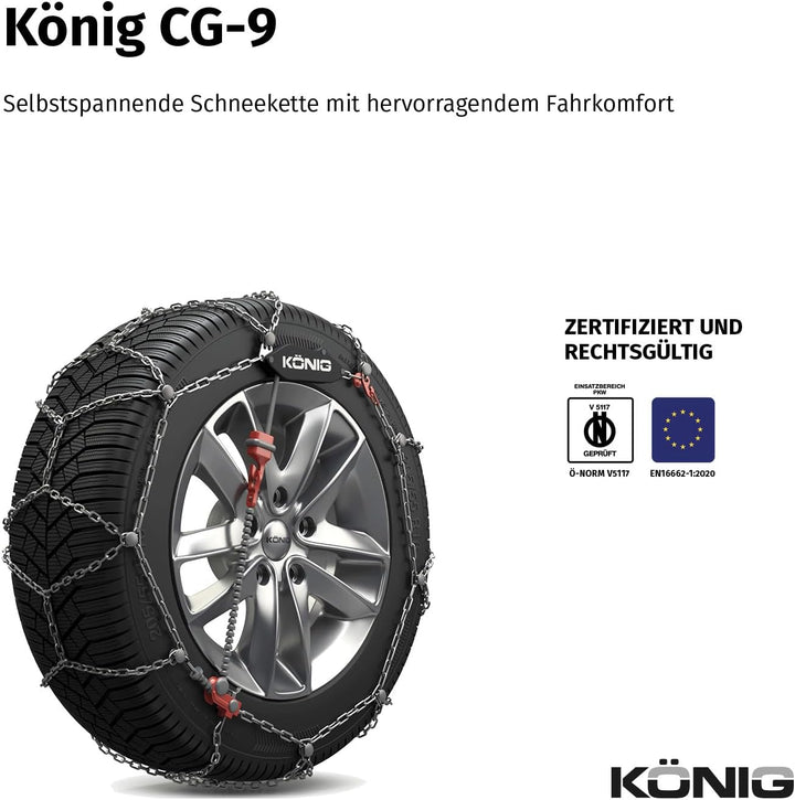 KÖNIG CG-9 106 - Schneeketten, CG-9 106