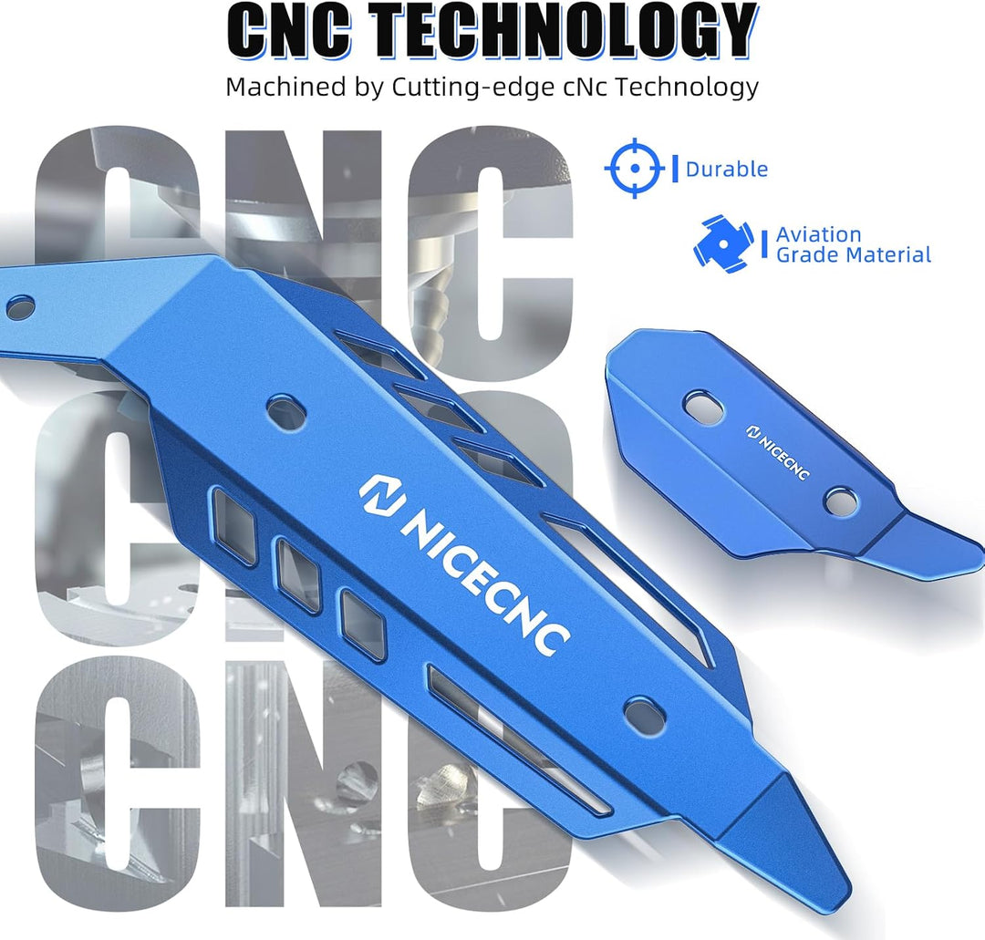 NICECNC Blue Mid Pipe Heat Shield blau, blau