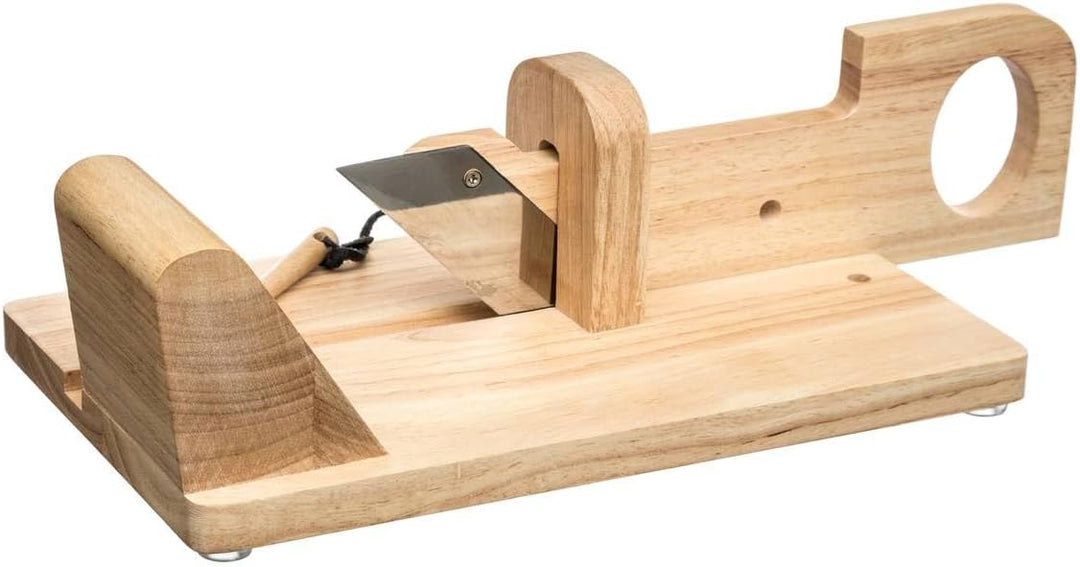 Secret de Gourmet - Fleischschneider - Deli Slicer, Holz, Abmessungen 17,5x28,5x10 cm