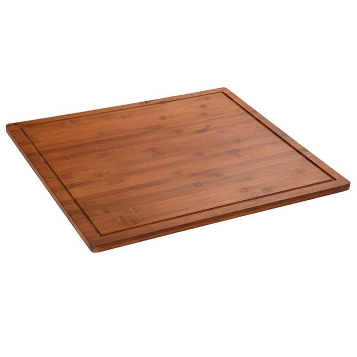 Kesper | XXL Herdabdeckplatte 56 x 50 x 4 cm | Farbe: Dunkelbraun | Material: FSC Bambus | ideal auc