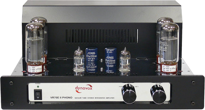 Dynavox VR-70 E II Phono-Röhrenvollverstärker chrom, Chrom