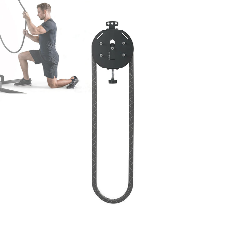 Generisch Endlosseiltrainer für Zuhause, Seilzugsystem mit verstellbarem Widerstand, Tragbarer Endle