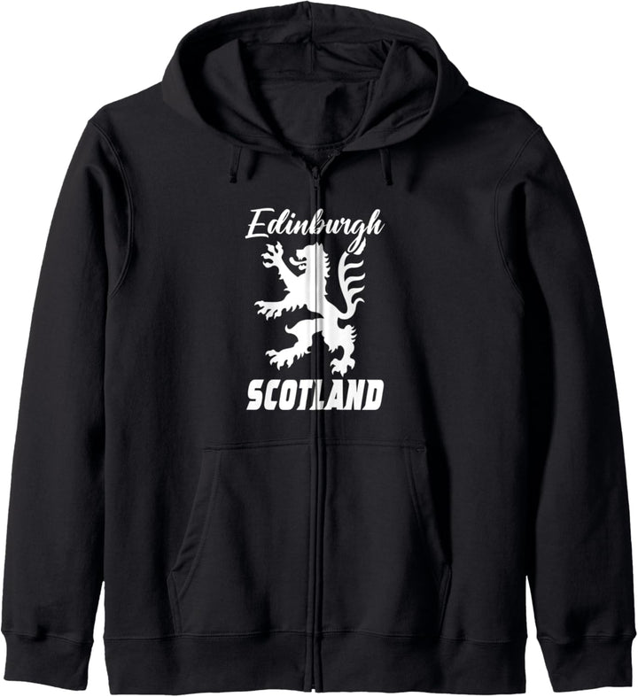 Edinburgh Schottland Schottischer Löwe Rampant Kapuzenjacke
