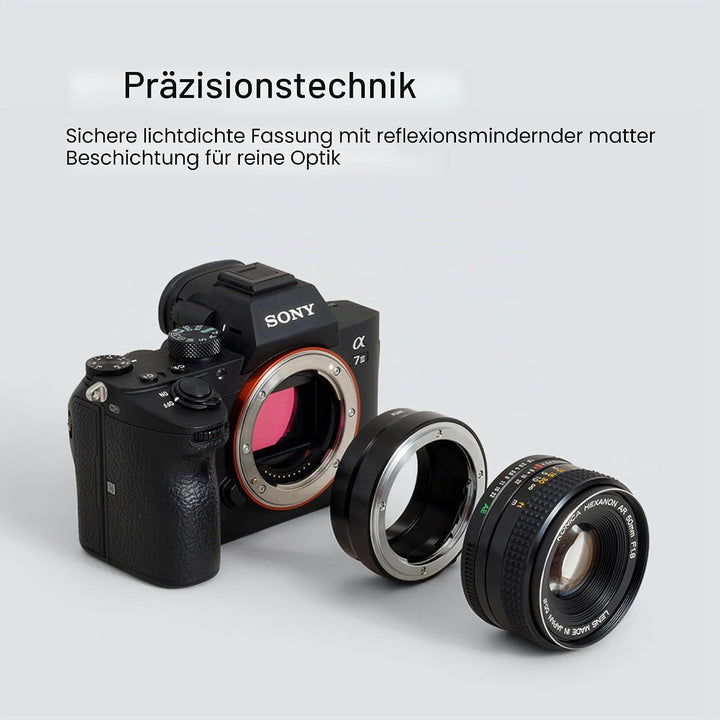 Urth Objektivadapter: Kompatibel mit Konica AR Objektiv und Sony E Kameragehäuse, Konica AR