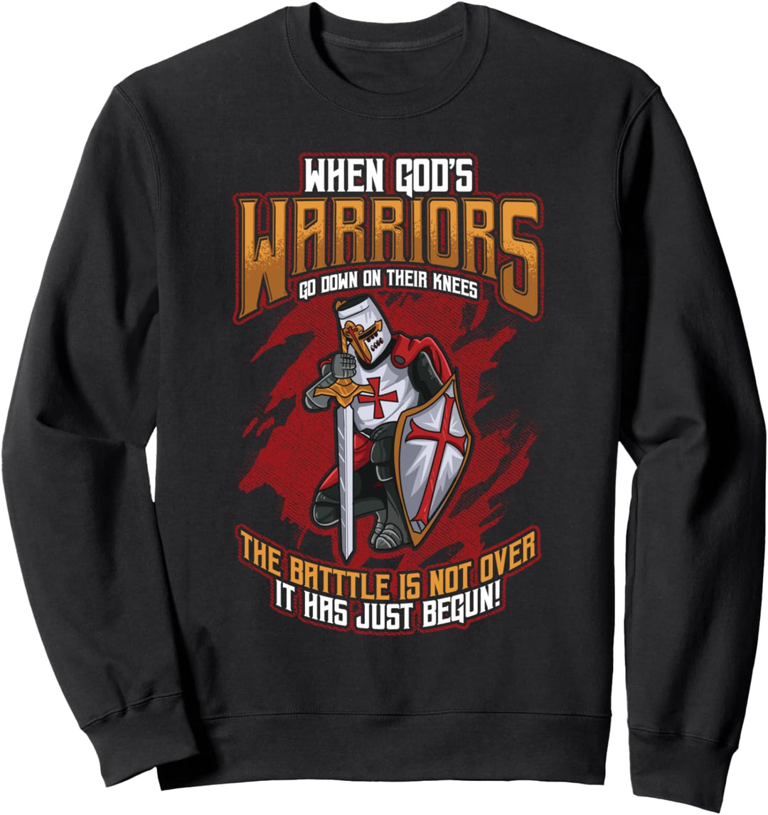 Gottes Krieger Ritter Templer Christliches Idol Sweatshirt