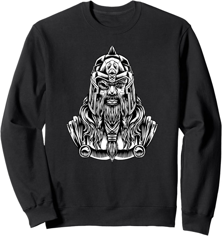 Medieval Norse Mythology - Viking God Odin - Scandinavian Sweatshirt