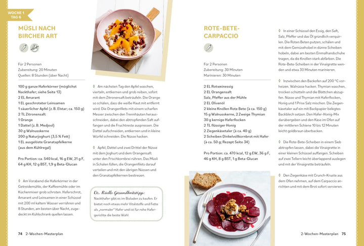 Der Hafer-Masterplan: Das 2-Wochen-Programm für mehr Gesundheit und Energie, Taschenbuch