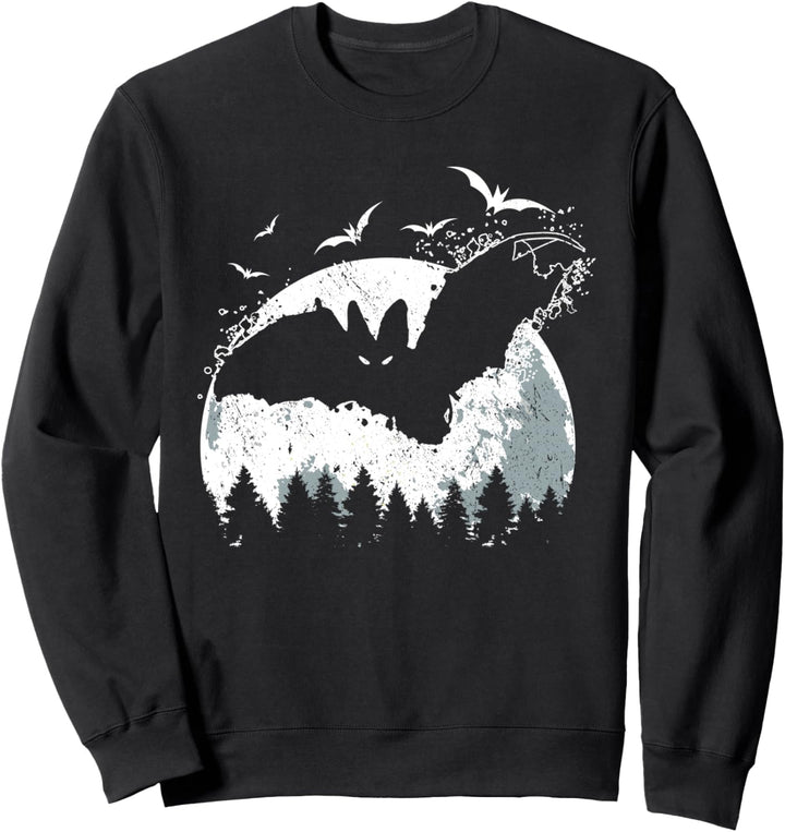 Nacht Fledermaus Sweatshirt