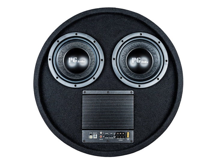 Aktiver Reserverad Subwoofer Reserveradmulde 2 x 8 Zoll,1 Stück Neu