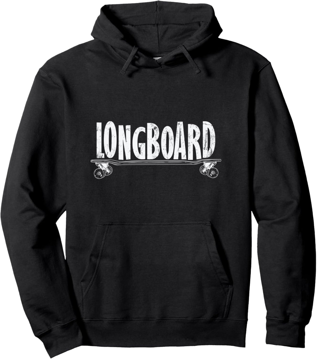 Longboard Skateboard Rollboard Pullover Hoodie