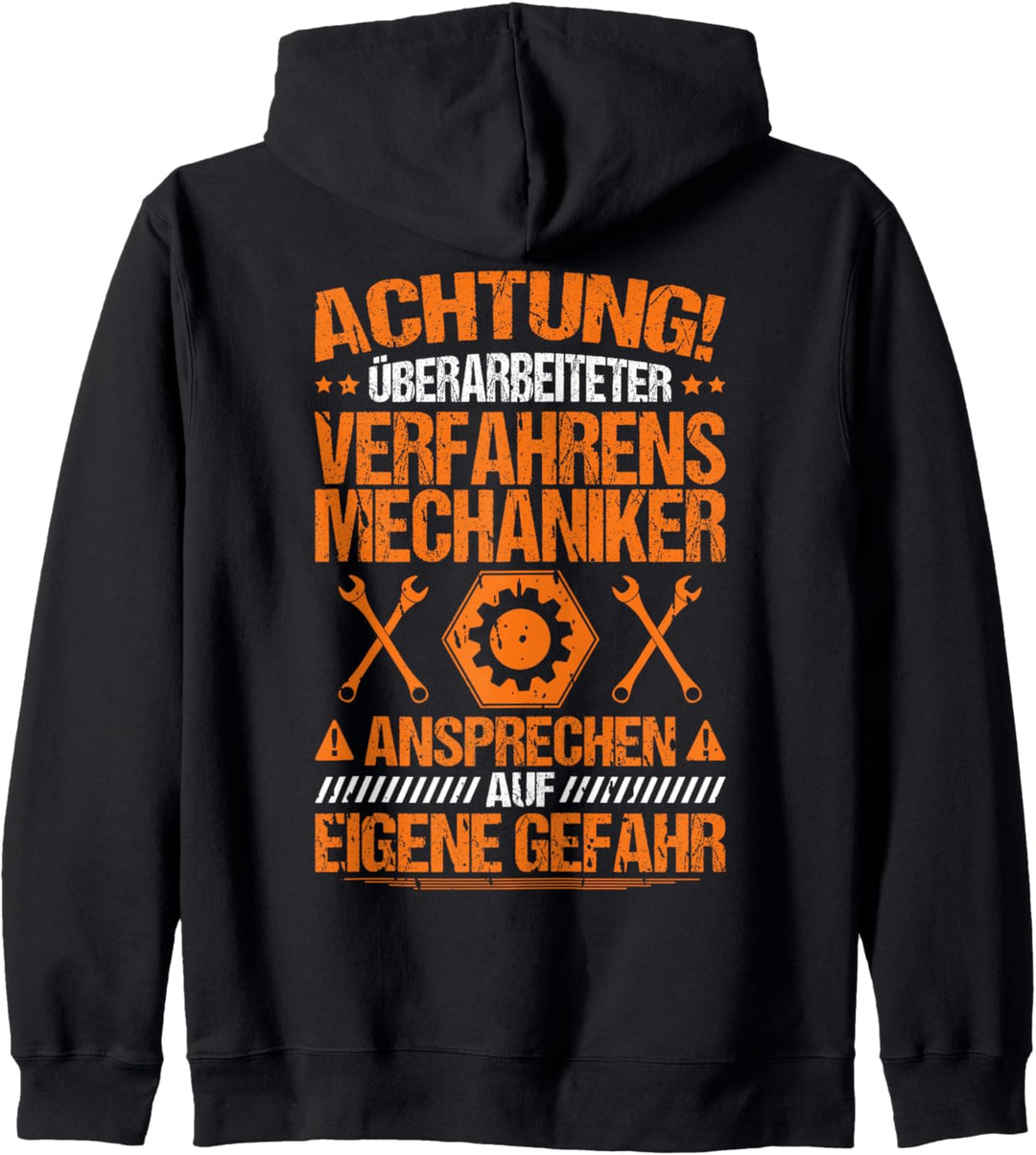 Überarbeiteter Verfahrensmechaniker Kapuzenjacke