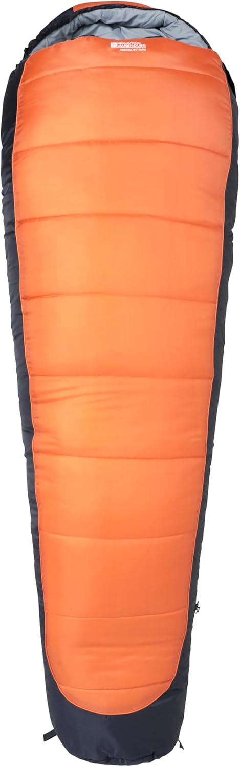 Mountain Warehouse Microlite 1400 Schlafsack Licht Koralle Reissverschluss links - reg. Länge (200cm