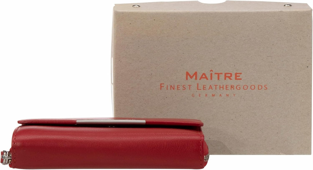 Maitre - Belg Dagrete Purse MH14FZ Rot Farbe:rot / Material:textile,leather, Farbe:rot / Material:te