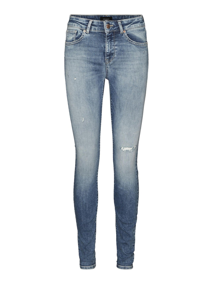 VERO MODA Damen Jeans XS Medium Blue Denim, XS Medium Blue Denim