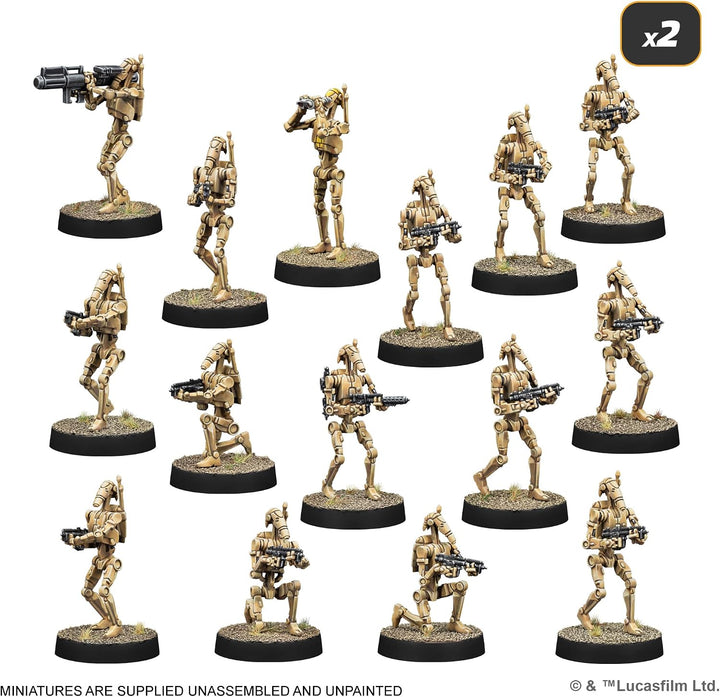 Asmodee, Star Wars: Legion – Separatist Alliance Starter Set (Separatistenallianz-Starterset), Atomi