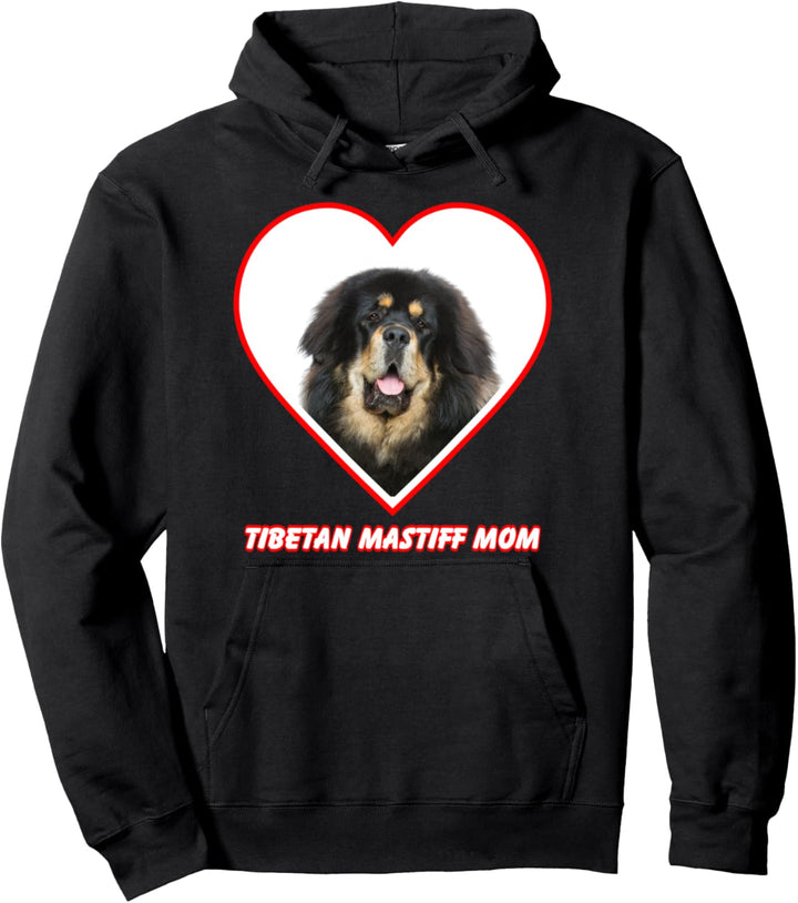 Tibetan Mastiff Dog Mom Pullover Hoodie
