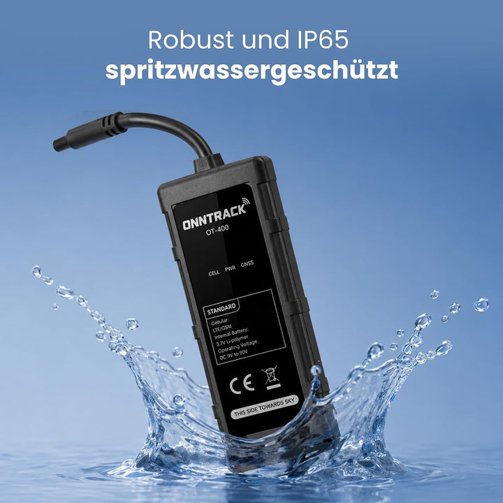 Onntrack 400 Einbau GPS-Tracker - Lebenslange kostenlose Tracking, für Auto, LKW, Wohnmobil, Echtzei