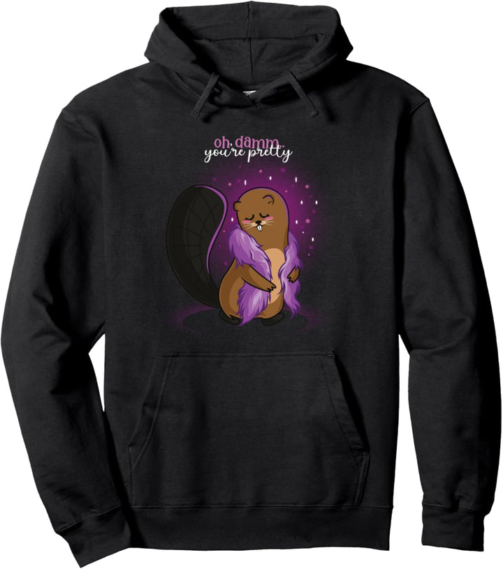 Biber Humor Beavers Pullover Hoodie