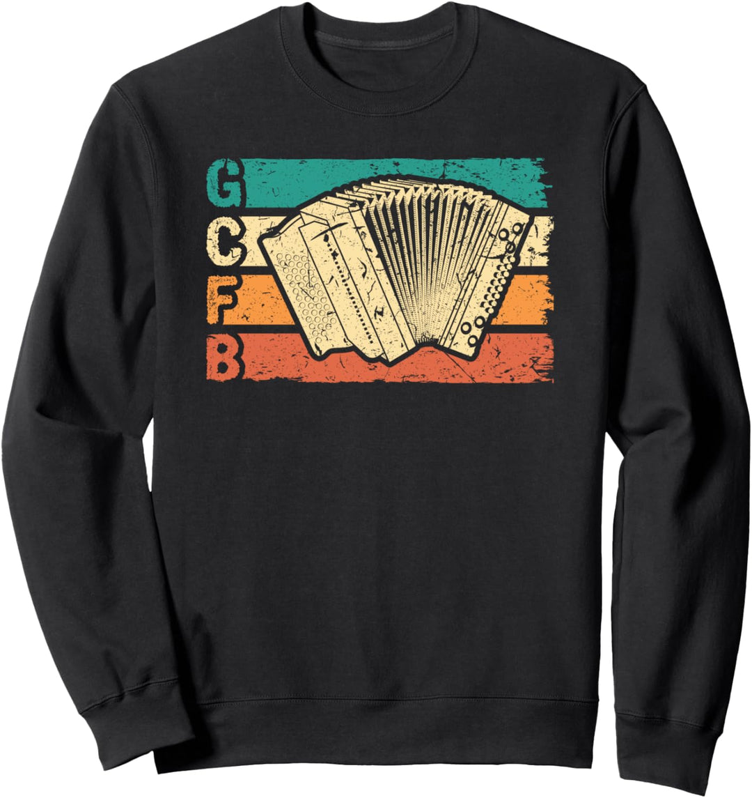 Retro Steirische Harmonika GCFB, Quetschn Sweatshirt