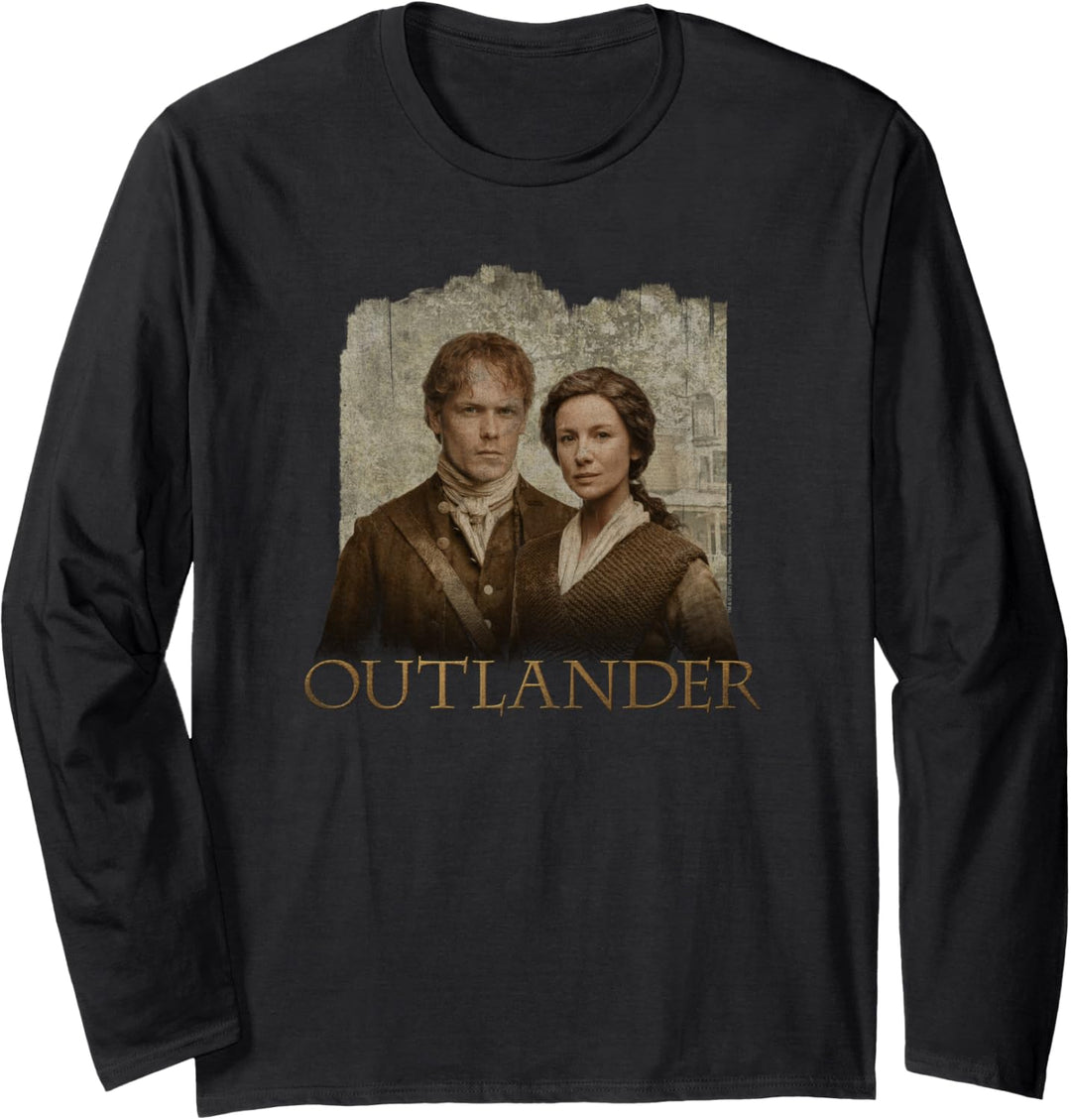 Outlander Sepia Poster Langarmshirt