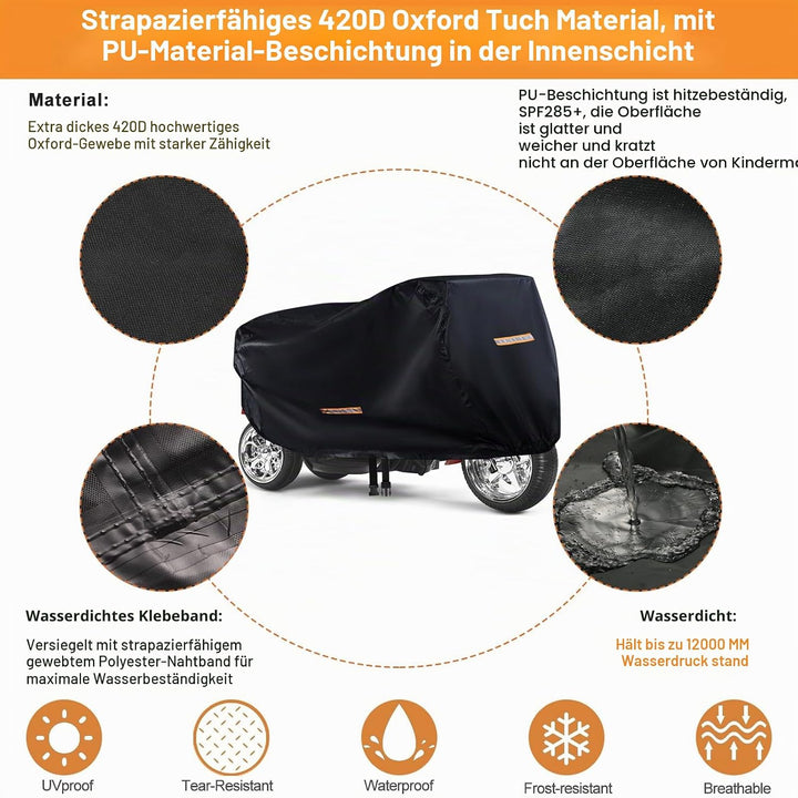 Kinder Autoabdeckung,Grosse Autospielzeugabdeckung,Robuste 420D Universal Autoabdeckung für Kinder E