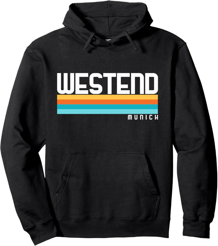 Achtziger Westend Munich Vintage Style Schwanthalerhöhe Pullover Hoodie