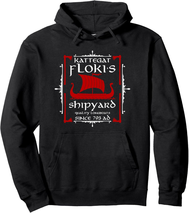 Flokis Shipyard Kattegat Vikings Wikinger Pullover Hoodie