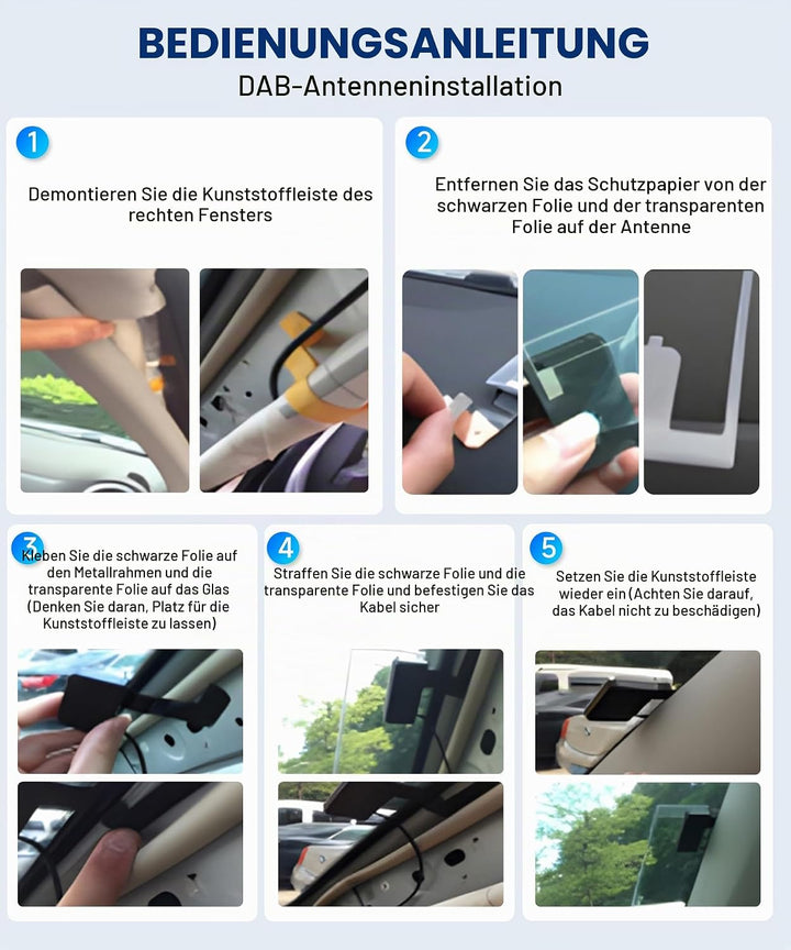 DAB+ Digitalradio mit Bluetooth und 1500mAh Wiederaufladbare Batterie, Tragbares Digitalradio mit 2,