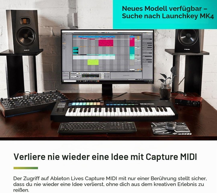 Novation Launchkey 61 [MK3] MIDI-Controller-Keyboard – Nahtlose Integration in Ableton Live. Akkordm