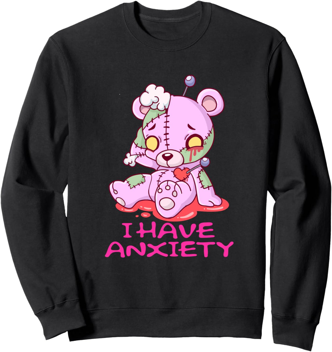 Pastell Goth Pastell Goth Anime Teddy Sweatshirt