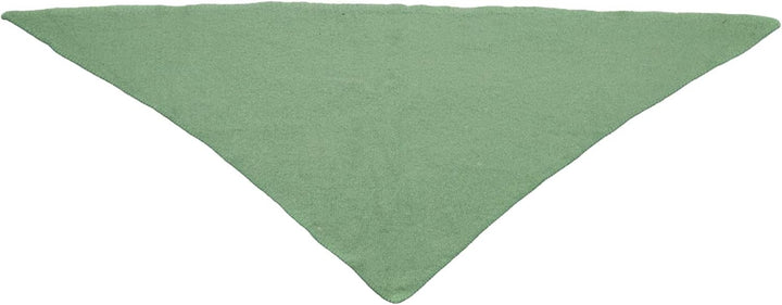 Faera XXL Dreieckstuch Bouclé elastisch weiches Cozy Material Einheitsgrösse Hellgrün, Einheitsgröss