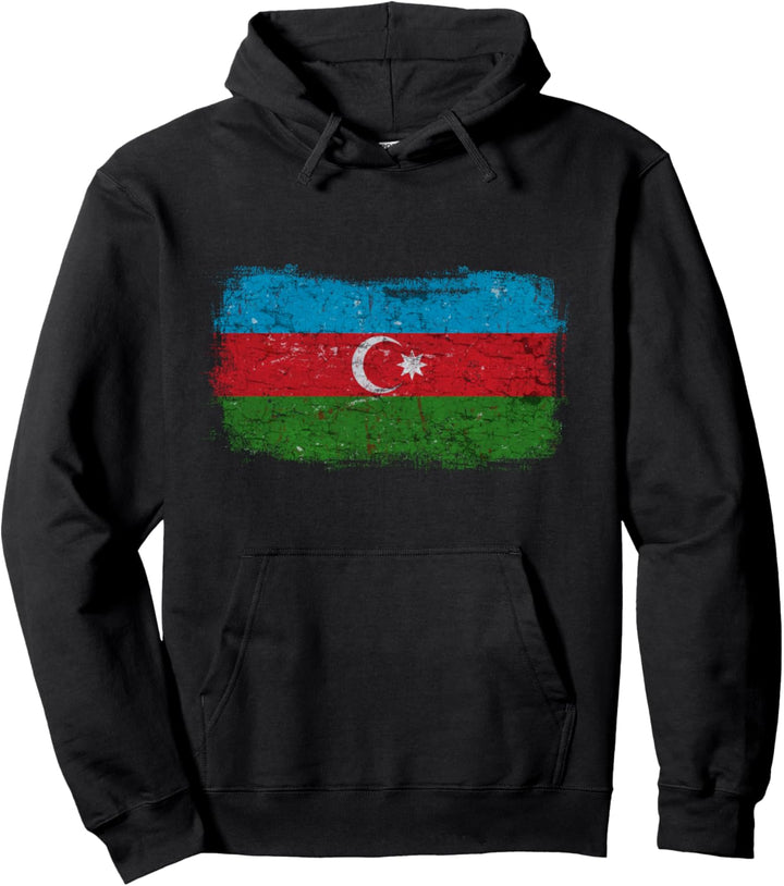 Nationalflagge von Aserbaidschan Aserbaidschanisch-Aserbaids Pullover Hoodie